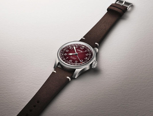 New burgundy-colored Oris x Cervo Volante