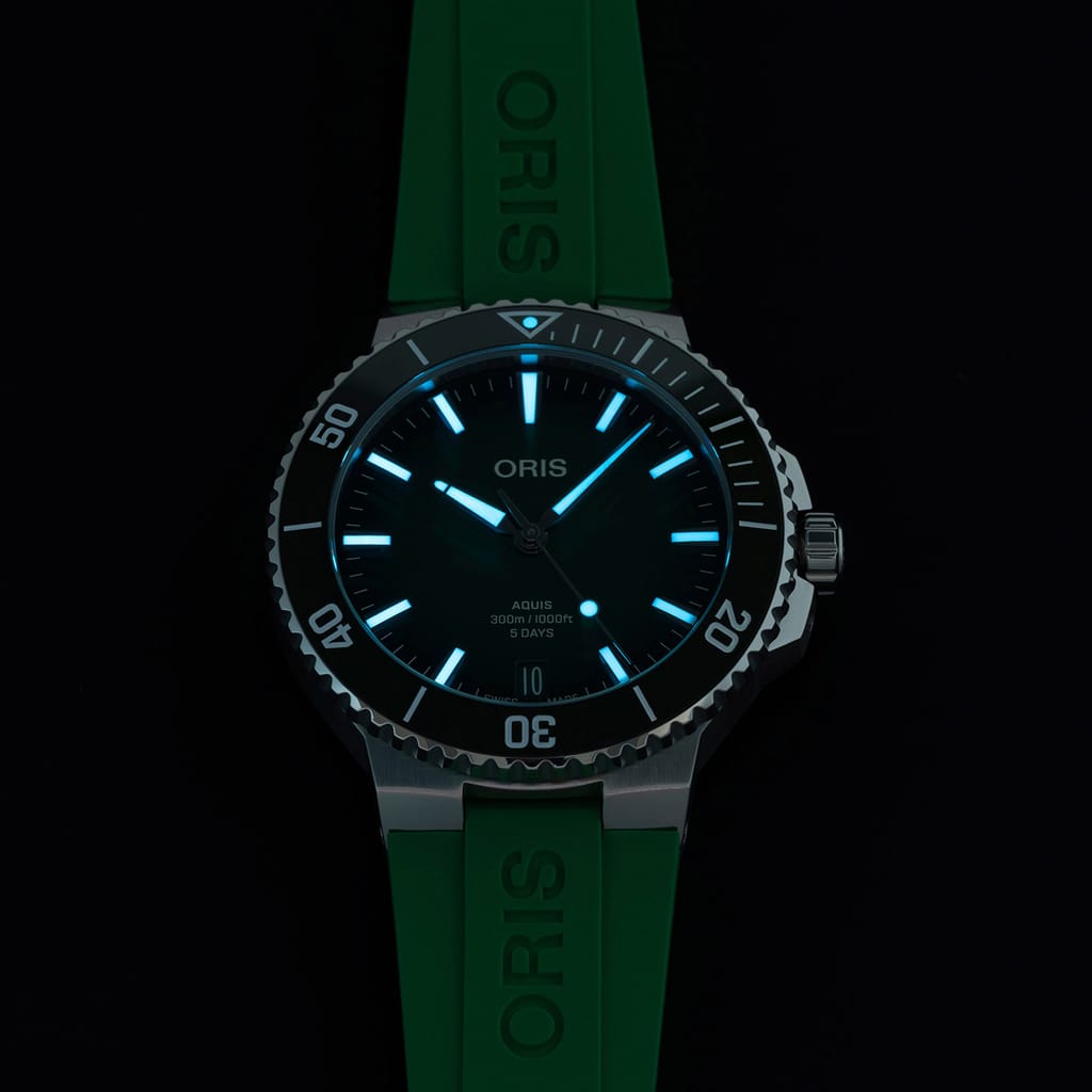Oris Aquis Date Calibre 400 Automatic Watch 01 400 7790 4157-07 4 23 47EB