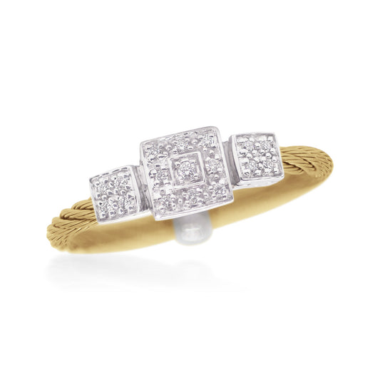 Alor Triple Cushion Ring