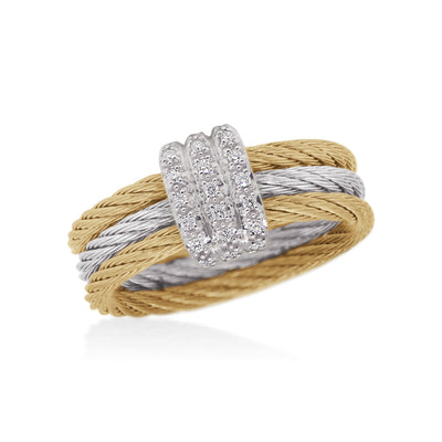 ALOR 18K Two-tone Diamond Ring  02-43-5338-11