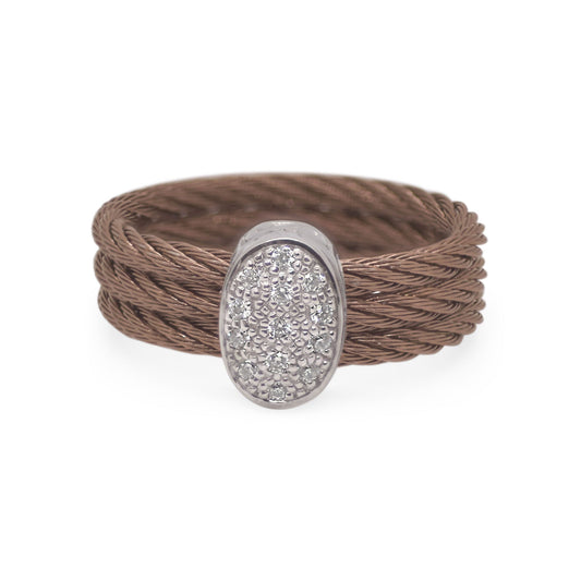 Alor Oval Station Band Ring