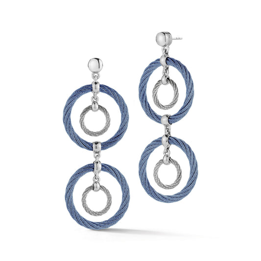 Alor Double Drop Interlock Earrings