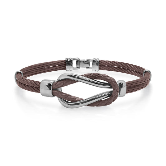 ALOR Men's Square Knot Bracelet