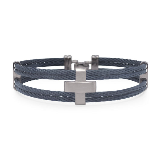 ALOR Men's Cross Bracelet