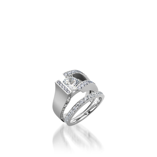 Elevate White Gold Diamond Ring