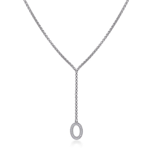 Alor Open Oval Lariat Necklace