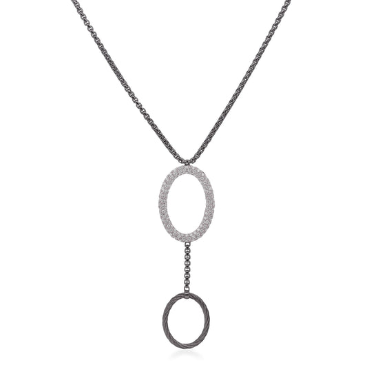 Alor Oval Lariat Necklace