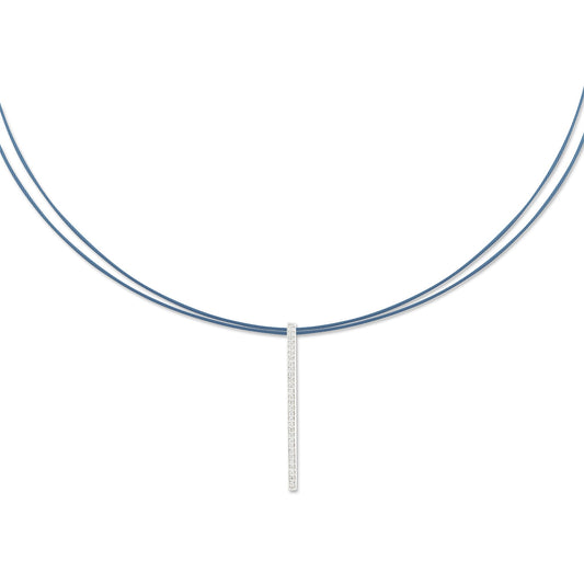 Alor Double Row Drop Bar Necklace