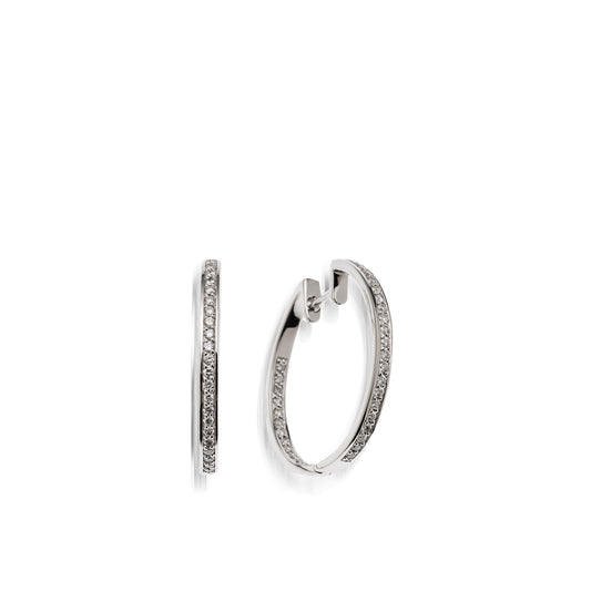 Essence Inside-Out Diamond Hoops
