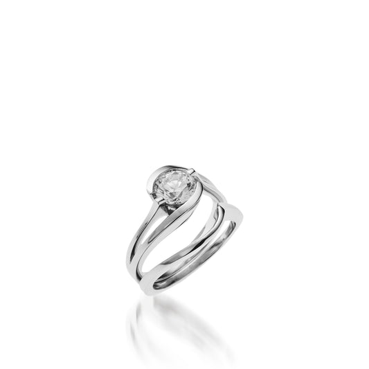Bellissima White Gold Solitaire Engagement Ring