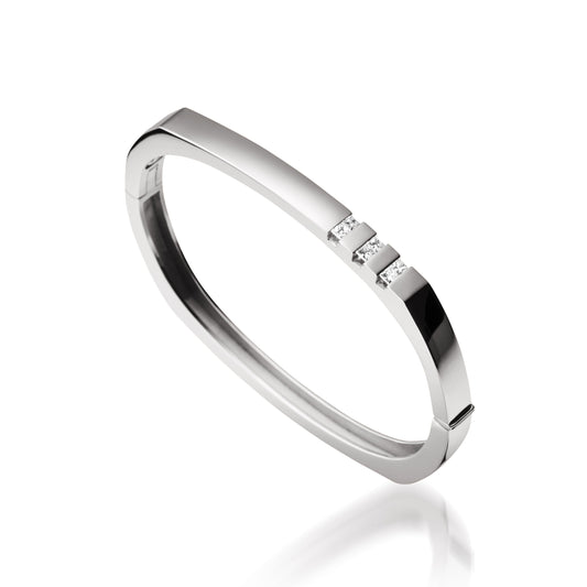 Devotion Hinged Diamond Bracelet