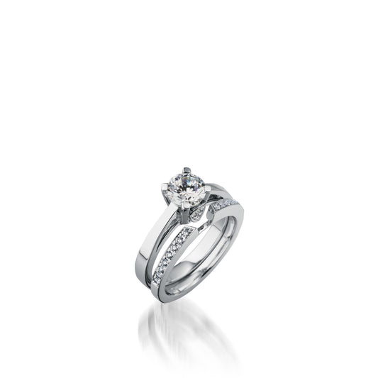Tribute White Gold Engagement Ring