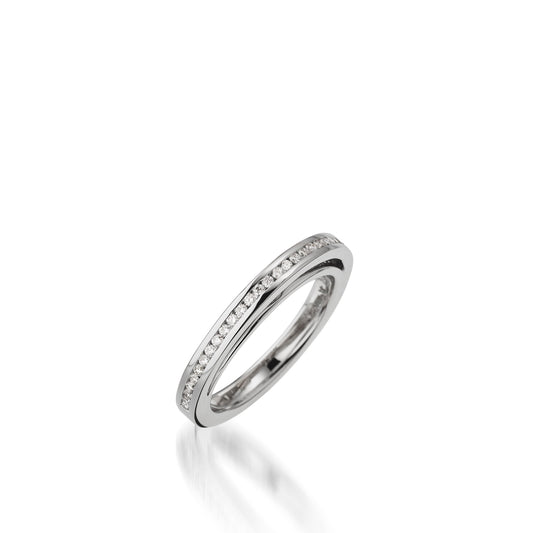 Attraction Diamond Wedding Band