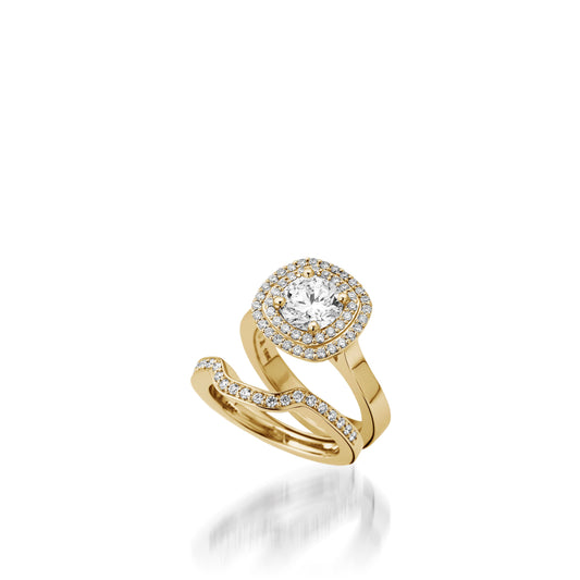 Chantilly Yellow Gold Engagement Ring