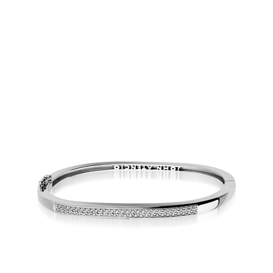 Essence Two-Row Pave Diamond Bracelet