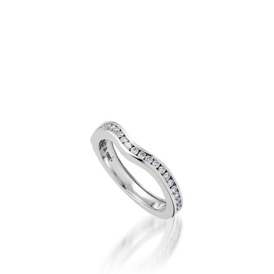 Flora Diamond Wedding Band