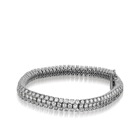 Monaco Three Row 6.00 Carat Tennis Bracelet