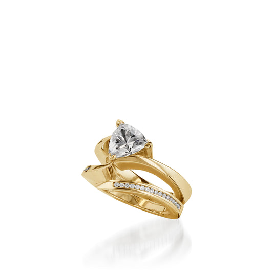 Azure Yellow Gold Engagement Ring