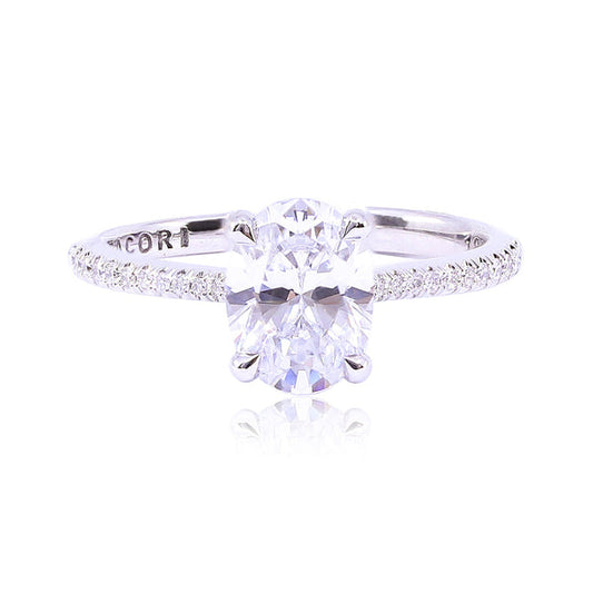 Tacori Diamond Semi-Mount Rings HT2581 OV 8.5X6.5 W