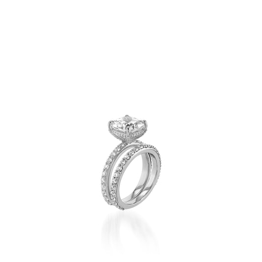 Duchess 3-Carat Cushion Cut Engagement Ring