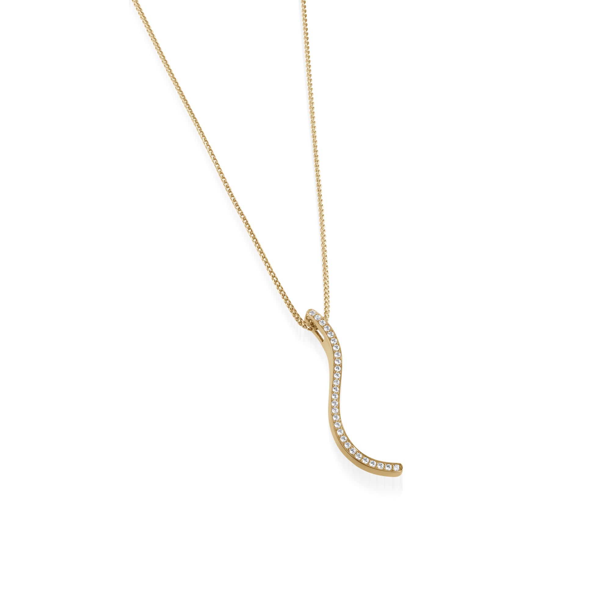 Bellagio Petite Pave Pendant Necklace