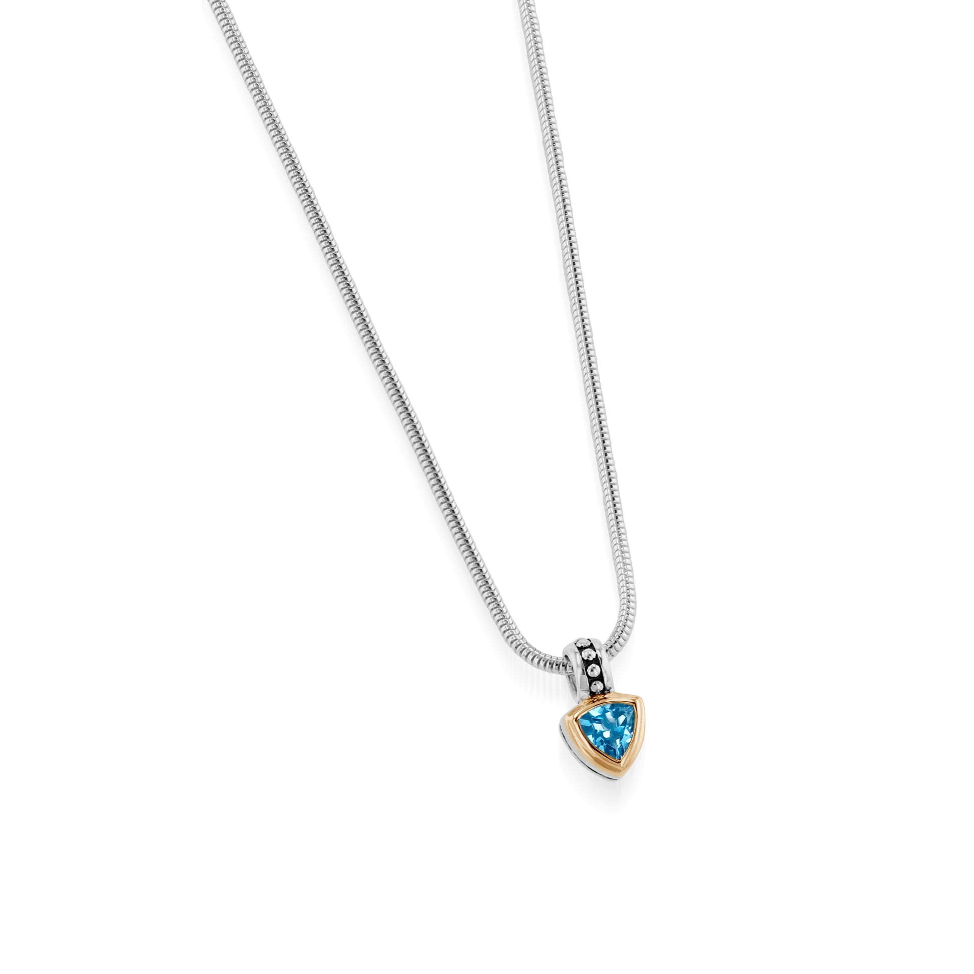Arrivo Petite Trillion Pendant Necklace