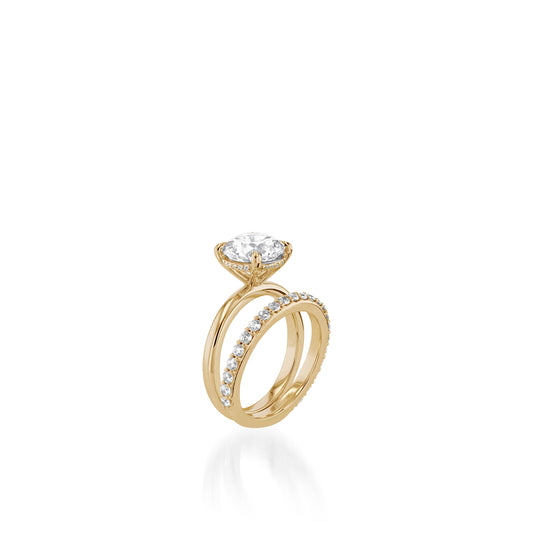 Duchess Solitaire Yellow Gold Engagement Ring