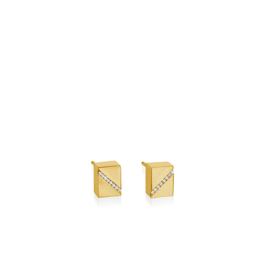 Havana Diamond Stud Earrings