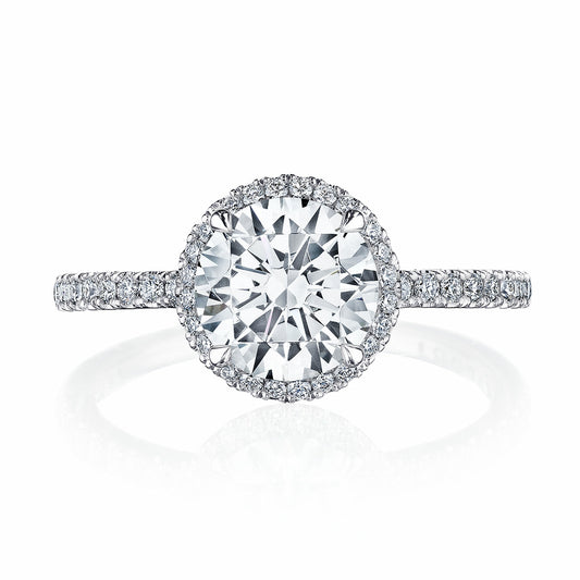Simply Tacori Round Bloom Engagement Ring 2677RD8