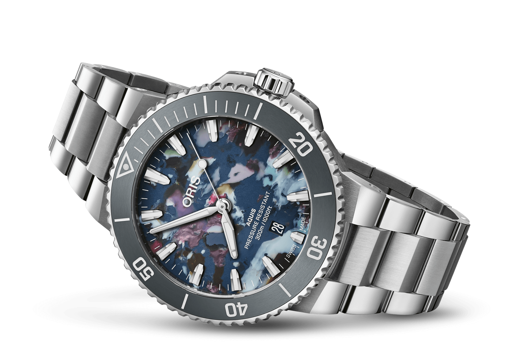Oris Aquis Date Upcycle Automatic Watch 01 733 7789 4150-07 8 23 04PEB