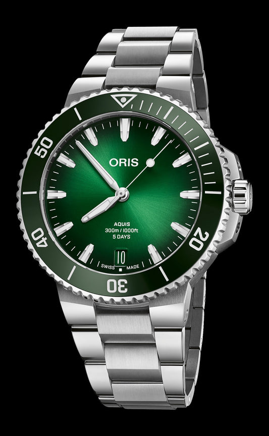 Oris Aquis Date Calibre 400 Automatic Watch 01 400 7790 4157-07 8 23 02PEB