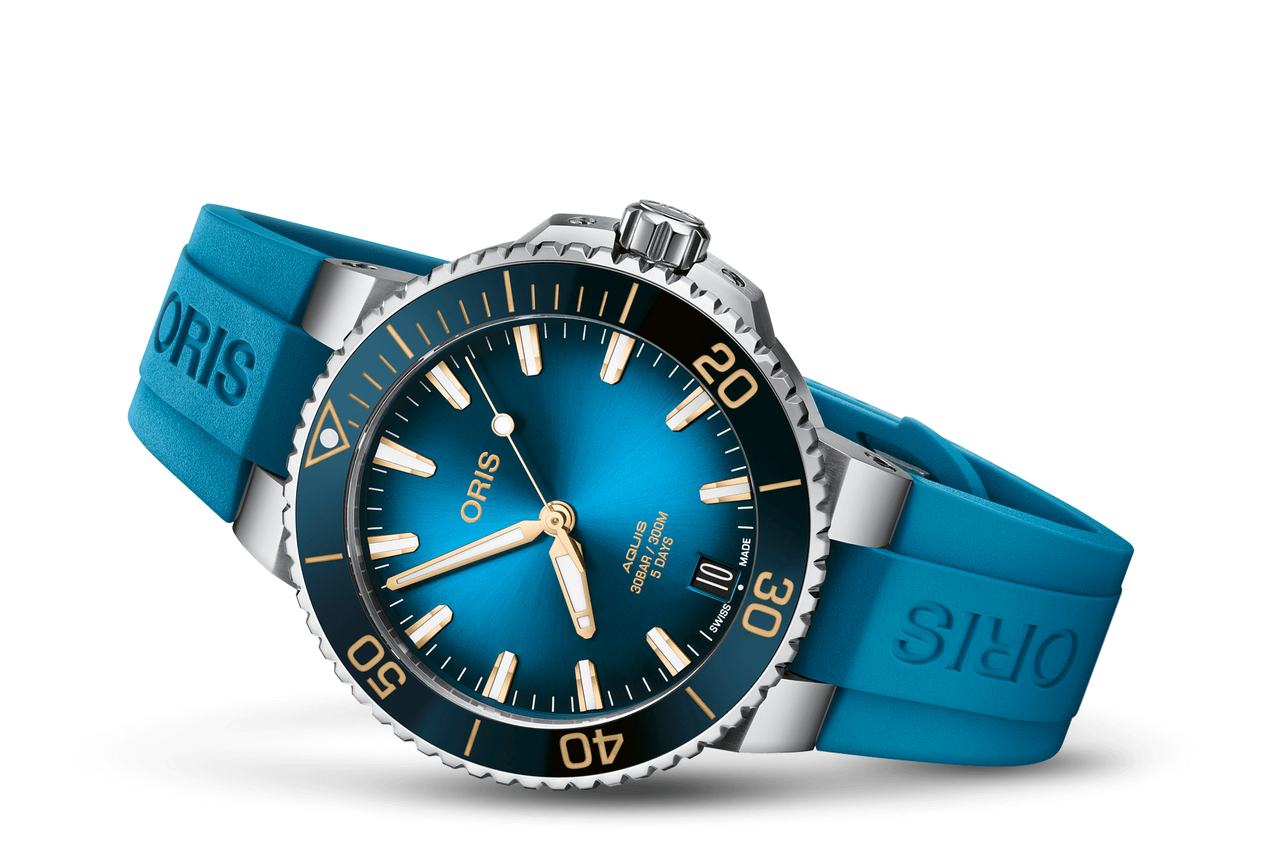 Oris Aquis Date Calibre 400 Automatic Watch 01 400 7769 4125-07 4 22 75FC