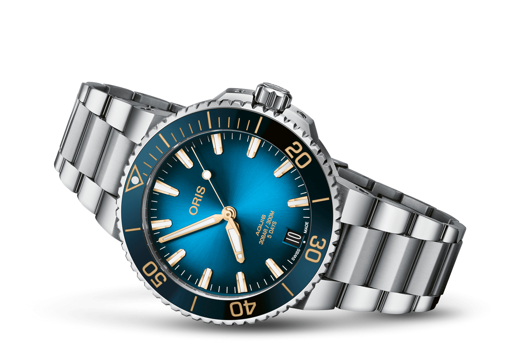 Oris Aquis Date Calibre 400 Automatic Watch 01 400 7769 4125-07 8 22 09PEB