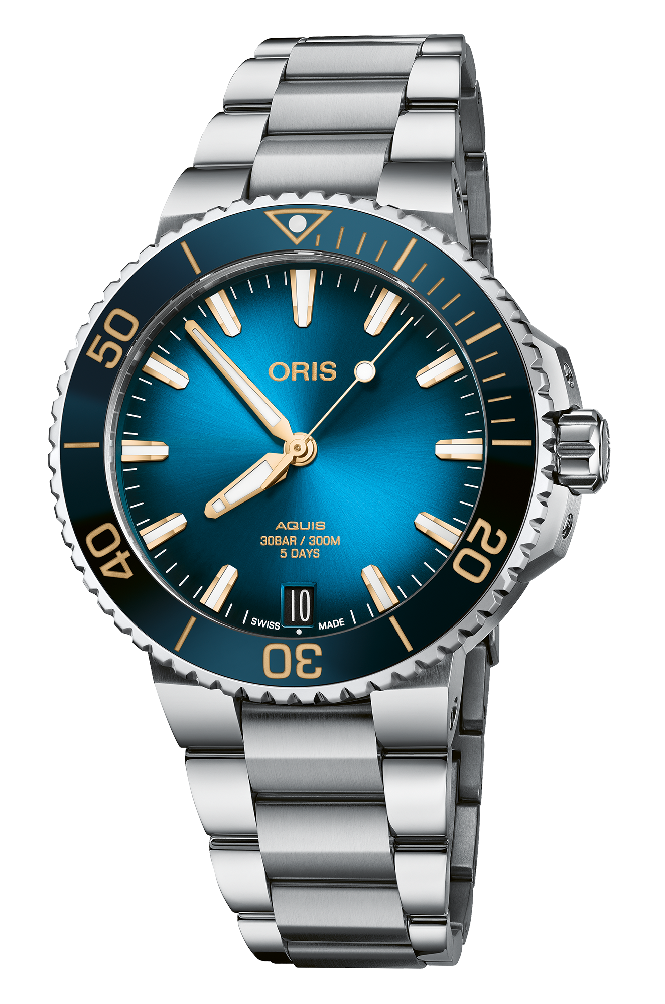 Oris Aquis Date Calibre 400 Automatic Watch 01 400 7769 4125-07 8 22 09PEB