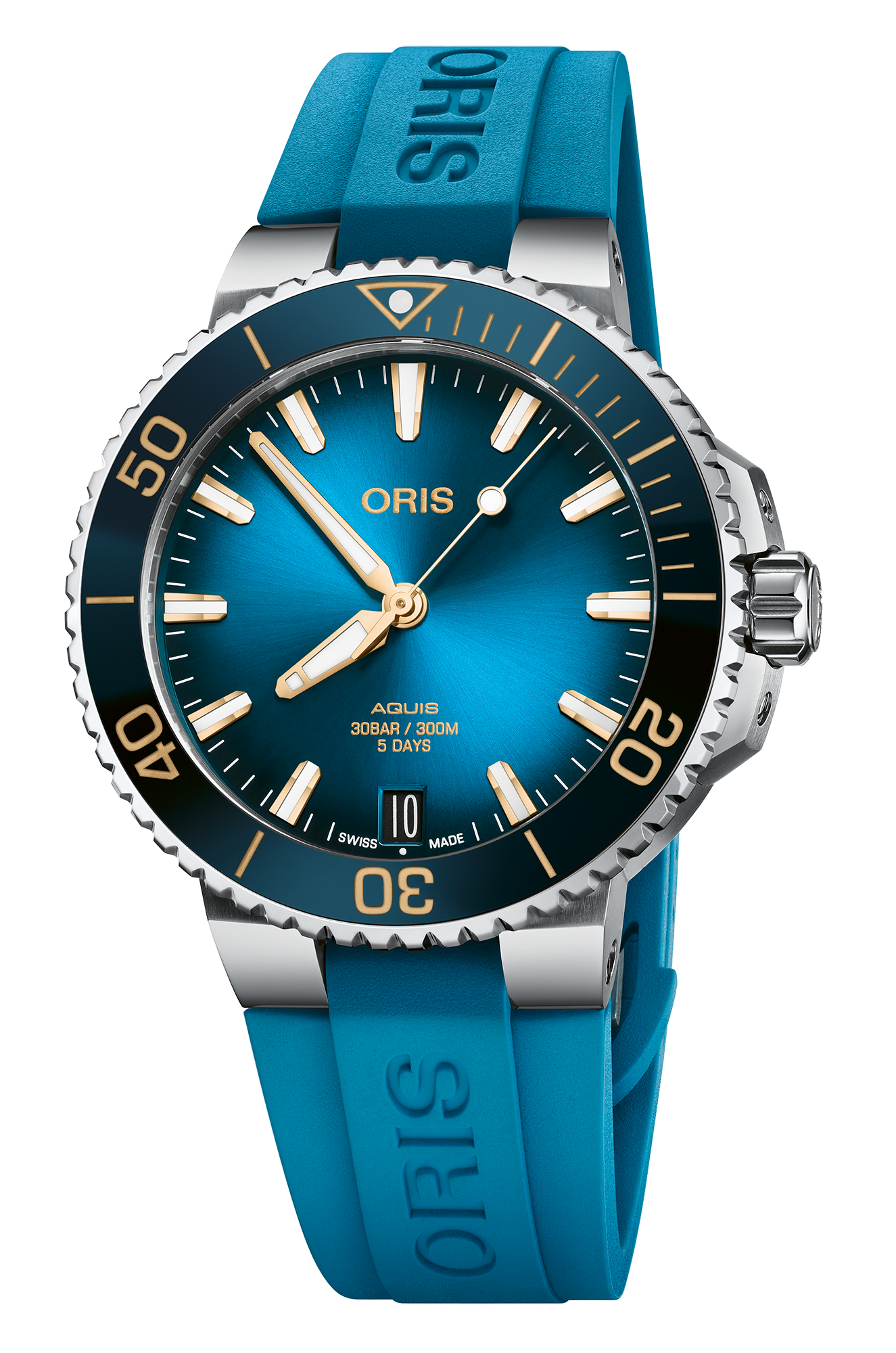 Oris Aquis Date Calibre 400 Automatic Watch 01 400 7769 4125-07 4 22 75FC