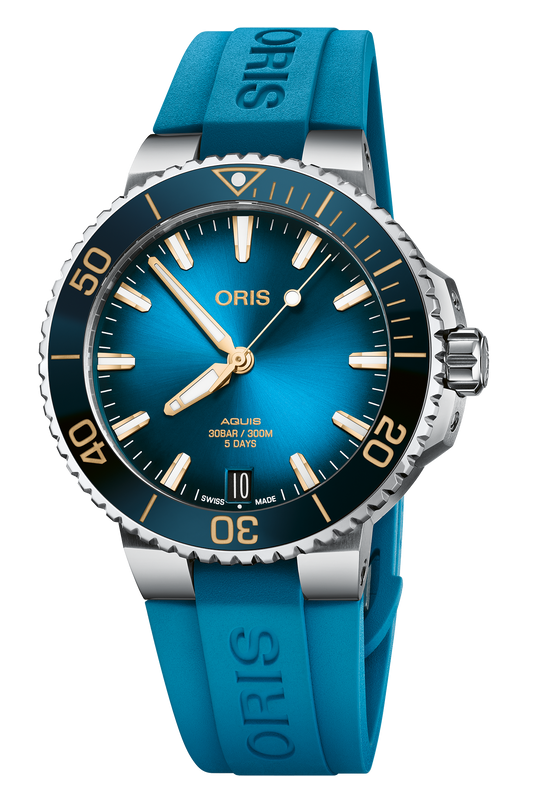 Oris Aquis Date Calibre 400 Automatic Watch 01 400 7769 4125-07 4 22 75FC