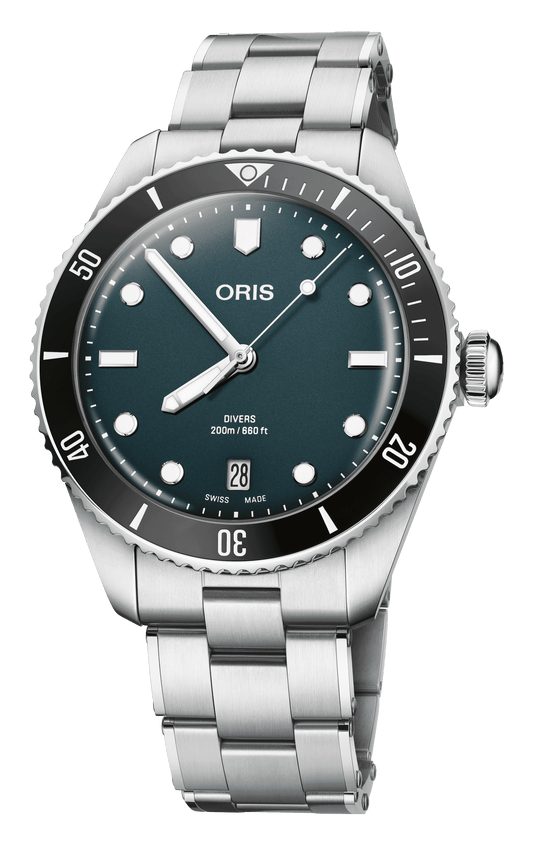 Oris Divers Date Automatic Watch 01 733 7795 4055-Set