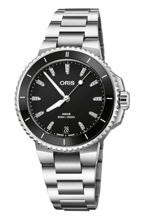Oris Aquis Date Diamonds Automatic Watch 01 733 7792 4194-07 8 19 05P