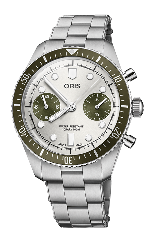 Oris Divers Sixty‑Five Chronograph Automatic Watch 01 771 7791 4051-07 8 20 18