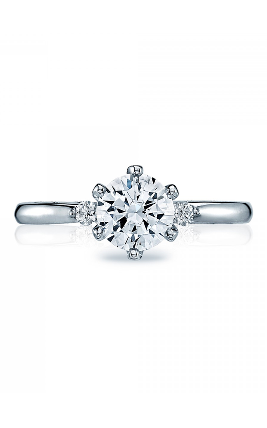 Tacori Sculpted Crescent Engagement Ring 56-2RD65