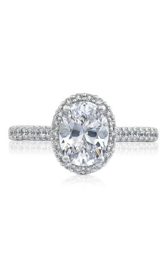 Tacori Petite Crescent Engagement Ring HT2547OV85X65