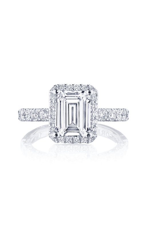 Tacori Petite Crescent Engagement Ring HT257225EC85X65W