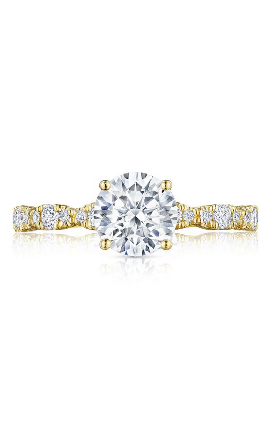 Tacori Petite Crescent Engagement Ring HT2559RD7