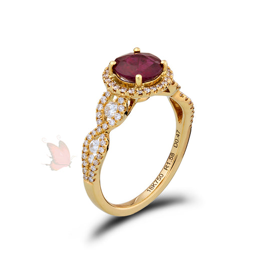 Philip Zahm 18kt yellow gold ring CR6618YSPL