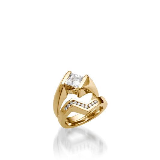 Decision Yellow Gold Engagement Ring