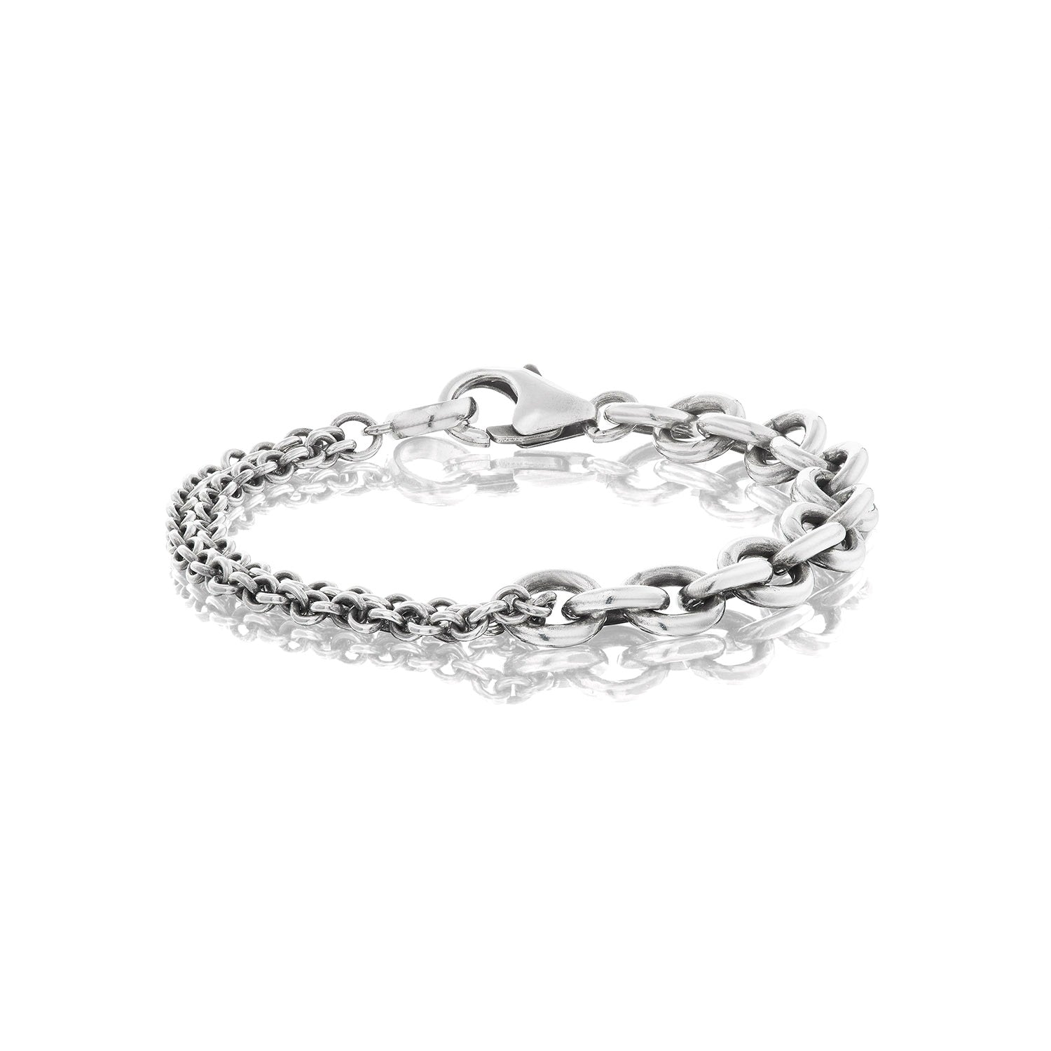 Double Cable Chain Bracelet