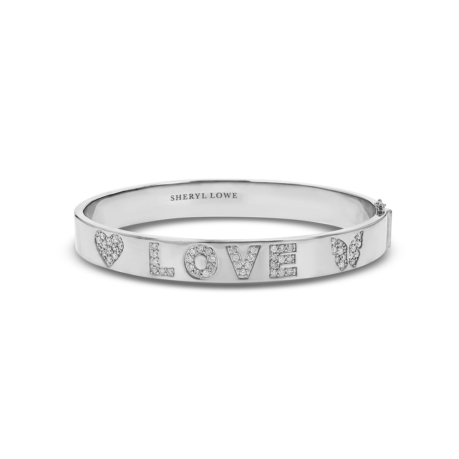 Love and Icon Manifestation Diamond Bangle