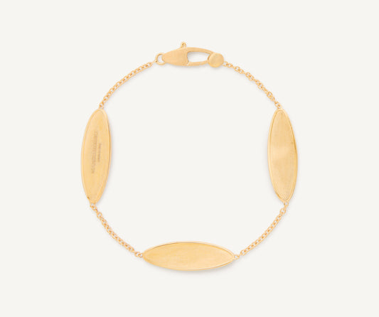 18kt yellow gold leaf light bracelet