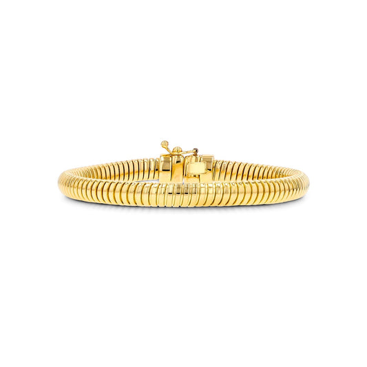 14k Gold Skinny Tubogas Bracelet