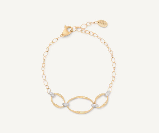 Thin diamond bracelet